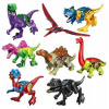 Dinosaury Jursic Jursic World Blocks 8 ks + LEGO samolepky (Dinosaury Jursic Jursic World Blocks 8 ks + LEGO samolepky)