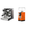 Rocket Espresso Appartamento TCA, copper + Eureka Mignon Specialita, CR orange