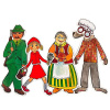 Marionetino Červená Karkulka - loutky 4 ks 8594157471285
