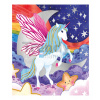 Maxi kreatívna sada 3D maľovanie Jednorožce Pearlescent and 3D Painting Unicorns Atelier Janod 4 obrázky a 2 farby od 7 rokov J07951