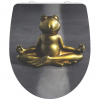 SCHÜTTE WC sedadlo s pomalým zatváraním duroplast lesklé RELAXING FROG - Viacfarebný - 147817-97074