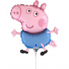 Grabo Fóliový balónik Prasiatko George 35 cm – mini balónik na tyčku