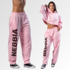NEBBIA - Voľné baggy tepláky BOYFRIEND STYLE 432 (pink) - L