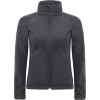 B&C | Hooded Softshell /women, Dámska 3-vrstvová softshellová bunda s kapucňou, sivá dark, S