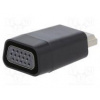 Adaptér HDMI 1.4 D-Sub 15pin HD zásuvka,HDMI vidlice černá