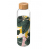 QUOKKA FLOW Sklenená fľaša AUTUMN LEAVES 660ml