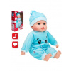 Poľsky hovoriaca a spievajúca detská bábika PlayTo Beatka 46 cm - Modrá