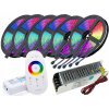 Žiarovka, žiarivka - Sada 30 m 900 LED pilotná páska napájanie RGB White (Sada 30 m 900 LED pilotná páska napájanie RGB White)