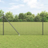 zahrada-XL Plot s stĺpmi Sivá 1.4 x 10 m Oceľ 3352171