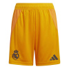 adidas Real Madrid Away Shorts 2024 2025 Juniors Orange 7-8 Years