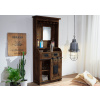 Bighome - IRON Vysoký bar 75x35x170 hnedý lakovaný