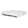 Cisco switch CBS250-8PP-E-2G (8xGbE, 2xGbE/SFP combo, 8xPoE+, 45W, fanless) - REFRESH (CBS250-8PP-E-2G-EU-RF)