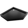 Mexen Flow+ päťuholníkový sprchový kút 90 x 90 cm, čierny mat - 46P709090H