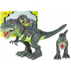 Dinosaurus na batérie Tyranosaurus Rex Chodiaci zelený