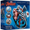 TREFL Wood Craft Origin Neohrožený Kapitán Amerika 160 dielov
