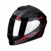 Moto prilba SCORPION EXO-1400 AIR FREE metal / čierno / červená - Veľkosť XXL