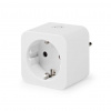 Inteligentná zásuvka Nedis SmartLife, monitor spotreby, schuko, 16 A (WIFIP121FWT)