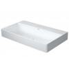 Duravit DuraSquare Umývadlo 80x47 cm, DuraCeram, s WonderGliss, alpská biela 23538000701