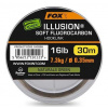 Fox Fluorocarbon Edges Illusion Soft Hooklink Naturals Green 30 m 0,35 mm 7,3 kg
