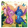 CUKROVÁ TLAČ jedlý obrázok na tortu Cukrová hmota STICH STICZ STITCH #155 + MENO