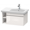 Duravit DuraStyle Umývadlová skrinka 40x73x45 cm, 1 zásuvka, lesklá biela DS639302222