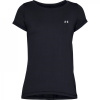 Under Armour HeatGear® Short Sleeve Tee Womens Black 10 (S)