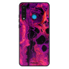 Lesklé pouzdro iSaprio pro Huawei P30 Lite - Abstract Dark 01 (Lesklé pouzdro, kryt, obal iSaprio Exclusive na mobil Huawei P30 Lite s motivem Abstract Dark 01 - elegantní skleněný vzhled, skvělá ochr
