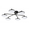 Rabalux Čierne stropné LED svietidlo Madi 570mm 24W 71063