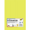 FOLIA Dekoračný kartón, 2 stranný, A4, 300 g, 50 listov, FOLIA, limetkovo zelený