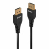 Kábel DisplayPort M/M 2m, 8K@60Hz, DP v1.4, 32.4Gbit/s, čierny, pozl.konektor, slim
