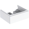GEBERIT Xeno2 závesná skrinka pod umývadlo, 1 zásuvka s LED osvetlením, 580 x 462 x 220 mm, biela/lakované s vysokým leskom, 500.505.01.1