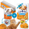 CLUB 4 PAWS mokré krmivo pre mačky - Losos v želé 24x100 g + ZADARMO (CLUB 4 PAWS mokré krmivo pre mačky - Losos v želé 24x100 g + ZADARMO)