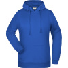 James & Nicholson Mikina JN 795 s kapucí, dámská COT02079505004-royal XL Modrá královská