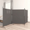 vidaXL 3-panelový paraván antracitový 525x180 cm látkový - Antracitová - 7580-149346