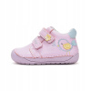 Kožené barefoot poltopánky S070-61646A Daisy Pink 25