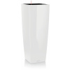 Lechuza Kvetináč CUBICO ALTO Premium 40 - white high gloss