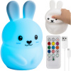 Izoxis RGB noční lampa s dálkovým ovládáním - králík 26204