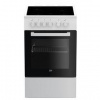 Sklokeramický sporák Beko FSM 57000 GW biela