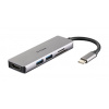 D-Link DUB-M530 dokovacia stanica a replikátor portov Kábel USB 3.2 Gen 1 (3.1 Gen 1) Type-C Hliník, Čierna (DUB-M530)