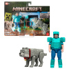 Mattel Minecraft Film Steve & Wolf set 2 figúrky