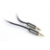 GEMBIRD Kabel přípojný jack 3,5mm M/M, PREMIUM QUALITY, pozlacený, 1,8m CCAP-444-6