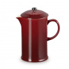 Le Creuset French press kávovar 1 l, GARNET, kamenina
