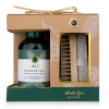 Winter Spa kúpeľový set s vôňou borovice a zimné bobule - 150 ml sprchový gél + kefka na nechty s pemzou 1 ks