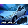 Deflektory na okná pre Opel Corsa C, 2ks