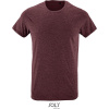SOL's Collection Tričko Regent Fit, Slim Fit, krátký rukáv, pánské COT250553t5503-heather oxb L Melír oxblood