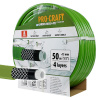 Procraft Zelená zahradní hadice PR-4GH1350 4 vrstvy, 1/2