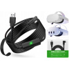 KÁBEL pre OCULUS QUEST 3 LINK USB-C 3.2 QUEST 1 QUEST 2 HIGH SPEED 5G + NAPÁJANIE