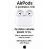 Bezdrôtové slúchadlá do uší Apple AirPods 4 ANC Bluetooth biele