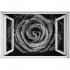 Self -adhézne 3D okno Rose Black 90x60 (Self -adhézne 3D okno Rose Black 90x60)