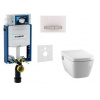 Geberit SET Kombifix 110.302.00.5+ WCzávesné Tece One sprch.Rimless+sedSC+Sigma50 Biele 110.302.00.5 NT8